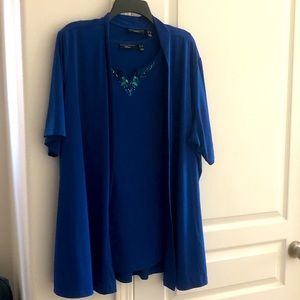 Susan Graver set - tank and jacket